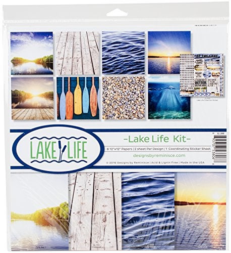 Reminisce مجموعة ألبوم ذكريات بحيرة LL-200 12x12 بوصة - Image 1