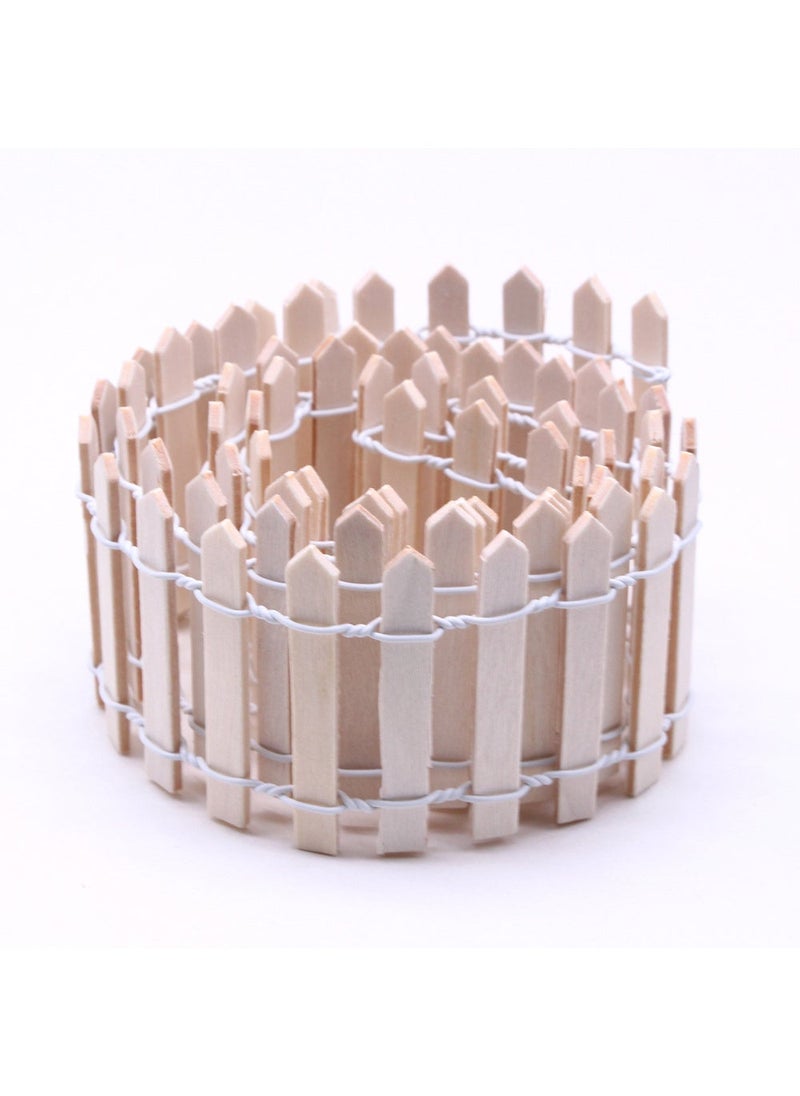 Generic Miniature Garden Fence Decor 5*90cm True color 