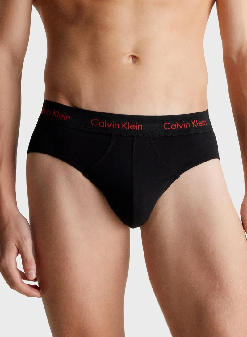 CALVIN KLEIN 3 Pack Hip Briefs
