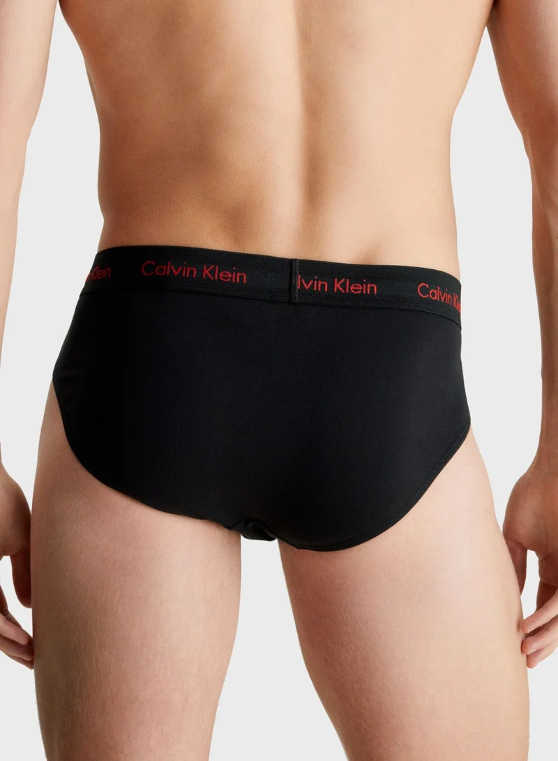 CALVIN KLEIN 3 Pack Hip Briefs