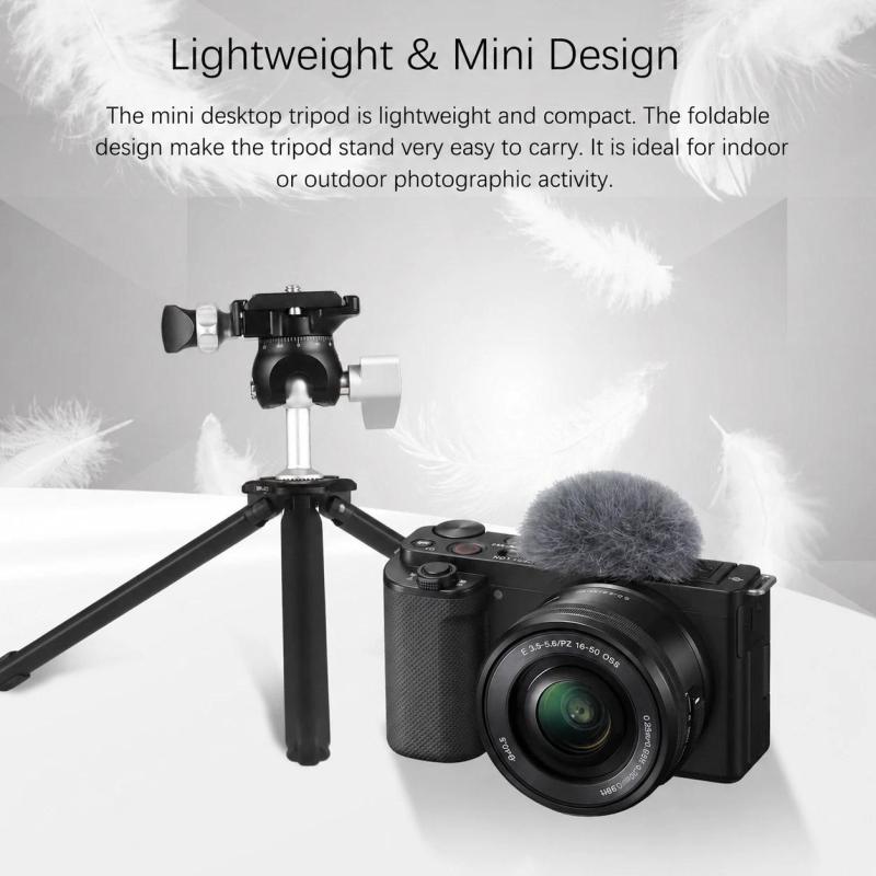 BAFANG Desktop Tripod Stand with 360° Panoramic Inverted Ballhead Full Metal 5kg/11lbs Load Capacity for Vlog Video Recording Accessories - Image 5
