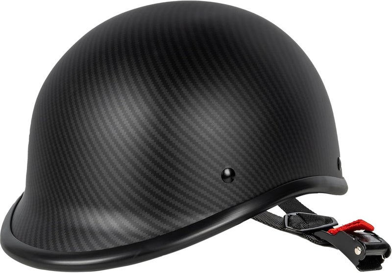 Yesmotor Half Helmet Polo Cap Half Shell Open Face Motorcycle Helmet - DOT Approved - Image 3