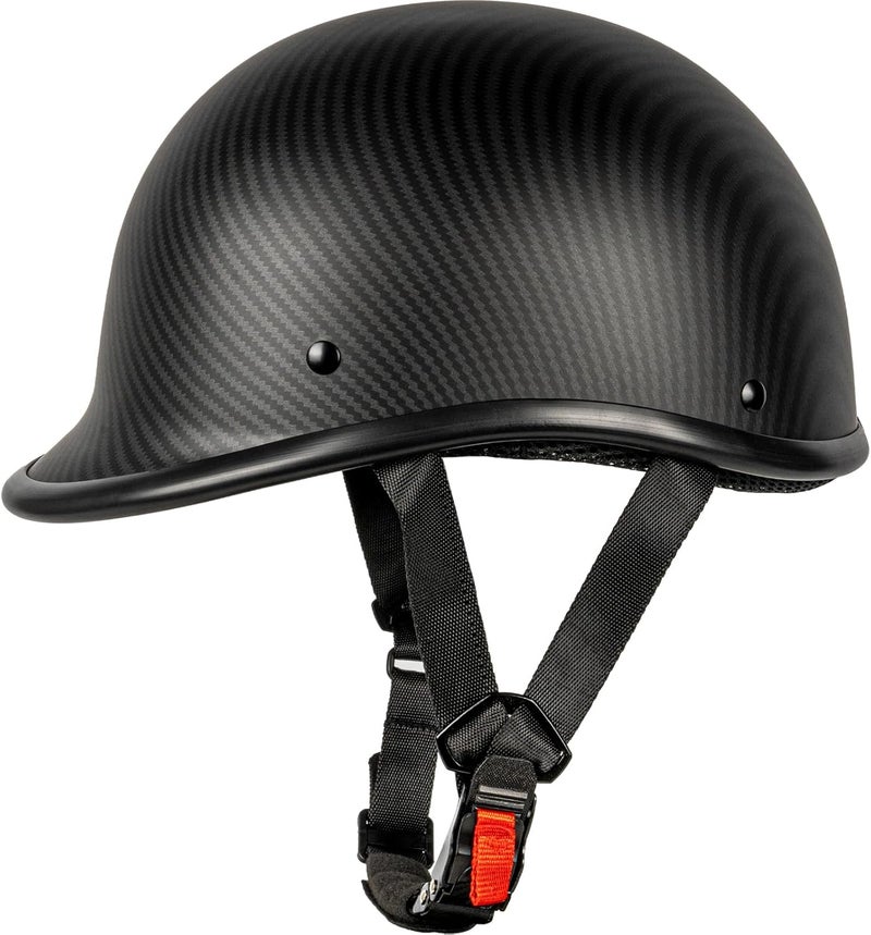 Yesmotor Half Helmet Polo Cap Half Shell Open Face Motorcycle Helmet - DOT Approved - Image 2