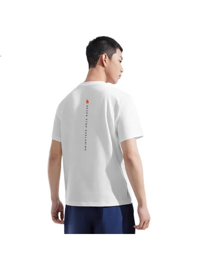 The North Face Men'S Short Sleeve T-Shirt Outdoor Comfortable Breathable 8D7C White/Fn4 S - Image 1