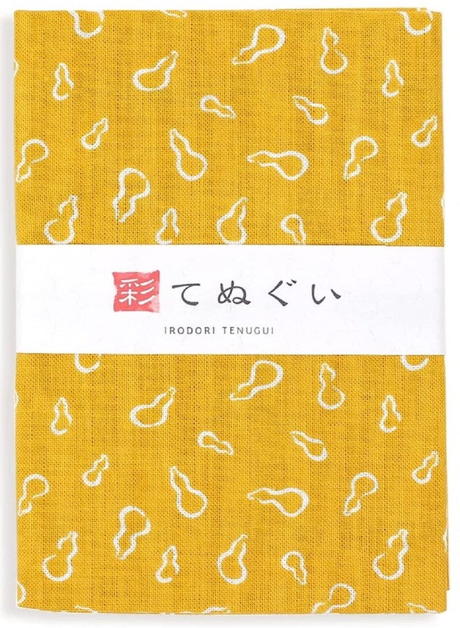 KOMESICHI irodori Japanese Traditional Towel Tenugui Japan Pattern B with Fray Prevention Processing Set of 3 with Tenugui Iroha (English Manual) - Image 3