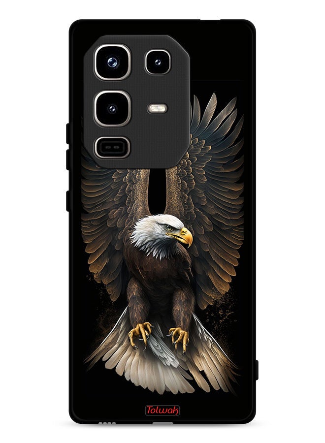 Tolwak Infinix Note 50 Pro 4G Protective Case Cover Eagle Spread Wings - Image 1