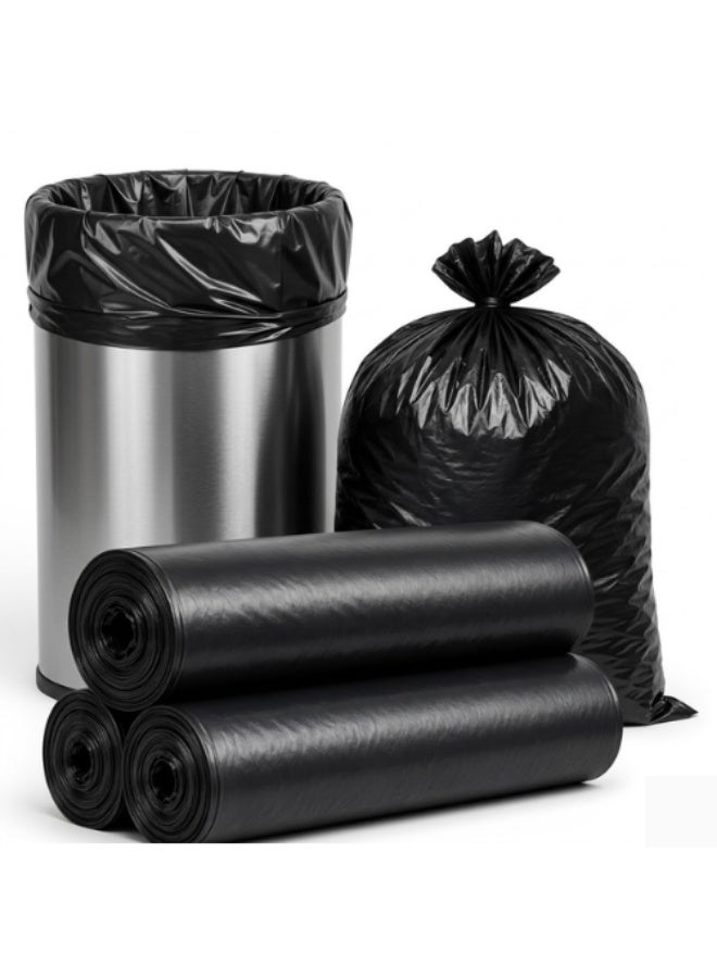 AMM 50 Gallon Heavy Duty Trash Bags – 40 Count (2 Rolls x 20 Bags) – Extra Strong Leakproof Contractor Garbage Bags – Large Industrial Bin Liners for Outdoor, Kitchen, Commercial, Office & Construction Wa - Image 3