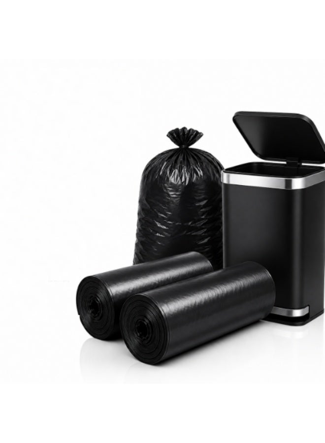 AMM 50 Gallon Heavy Duty Trash Bags – 40 Count (2 Rolls x 20 Bags) – Extra Strong Leakproof Contractor Garbage Bags – Large Industrial Bin Liners for Outdoor, Kitchen, Commercial, Office & Construction Wa - Image 1