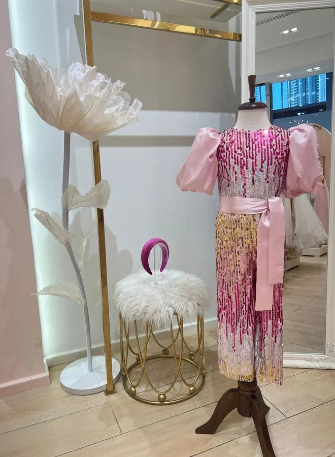 فيا بامبينو Deni Rompers Pink OZL 23018