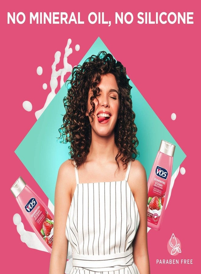 ALBERTO Moisture Milks Shampoo, 15 Oz, Strawberries by Vo5 (Pack of 2) - Image 5