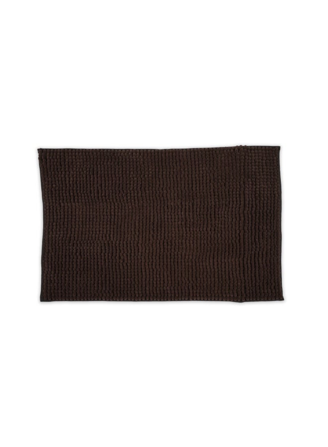 DIVEENAS Diveena's Non-Slip Bathroom Mat – 50x70cm Super Soft Microfiber Bath Mat, Quick-Dry & Machine Washable Bath Rug for Bathroom or Powder Room & Home | Dark Brown - Image 1