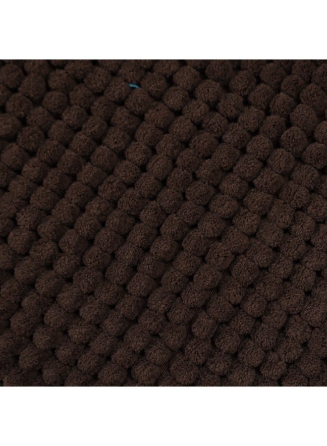 DIVEENAS Diveena's Non-Slip Bathroom Mat – 50x70cm Super Soft Microfiber Bath Mat, Quick-Dry & Machine Washable Bath Rug for Bathroom or Powder Room & Home | Dark Brown - Image 2