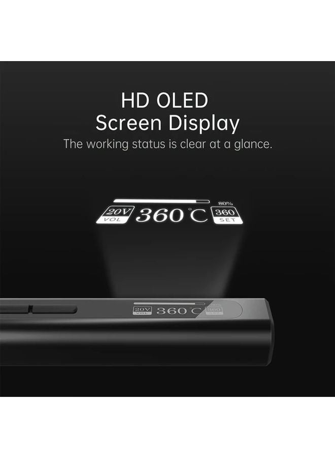 GD300 ZJ 65W USB C Portable Soldering Iron Adjustable Temperature 80 420C Fast Heating - Image 5