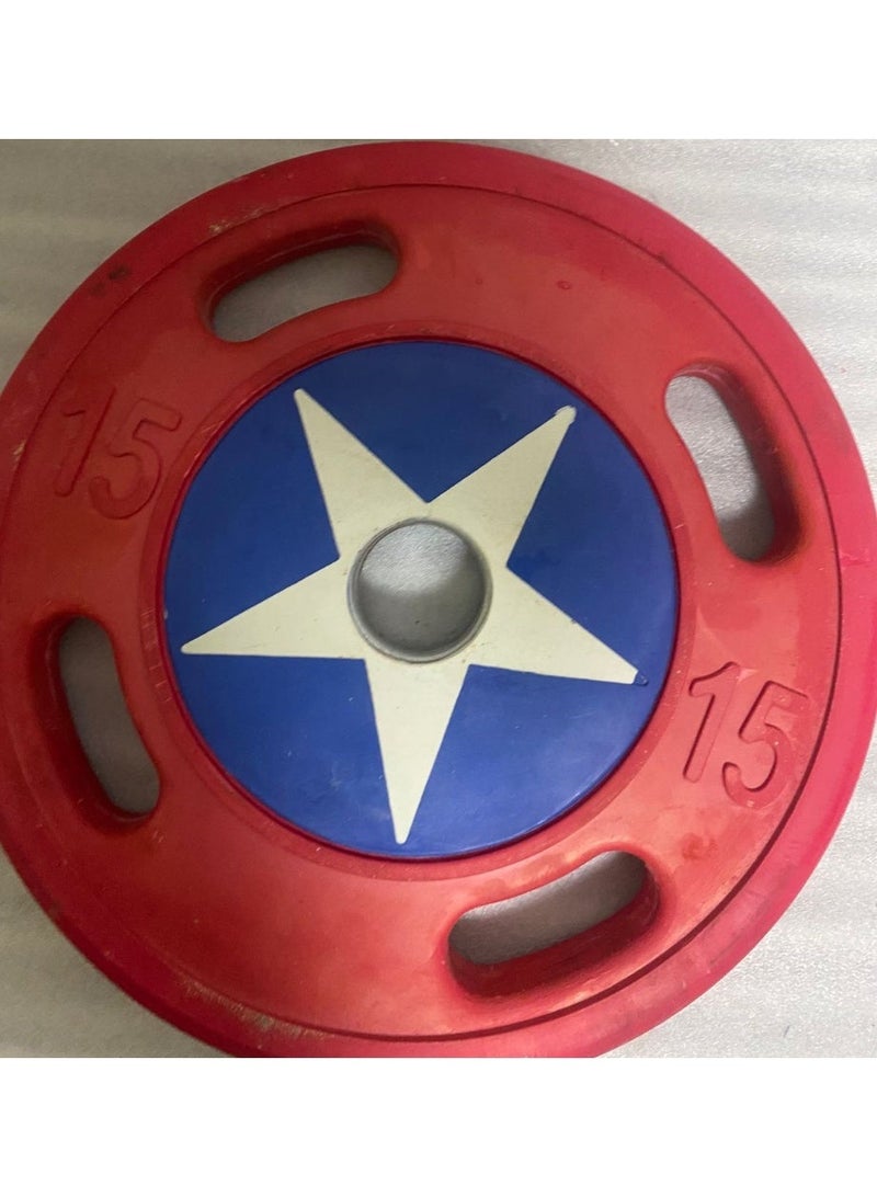 طارات أحمر وزن 15 كجم (فتحة 51 مم/2قطعة) - Image 4