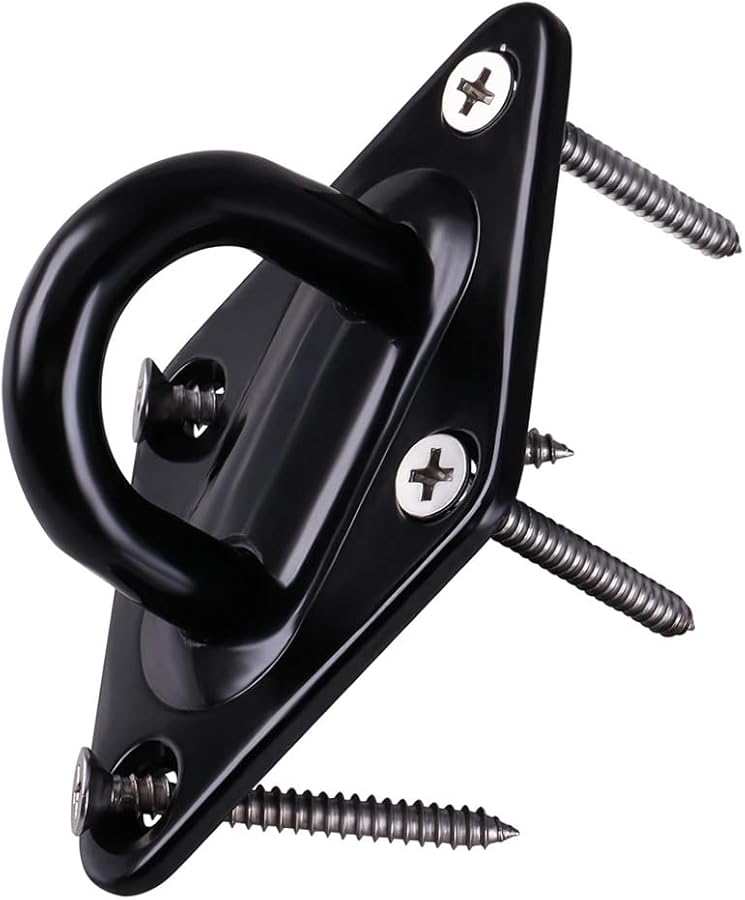 M10 هوك حائط وسقف من الفولاذ المقاوم للصدأ 2 قطعة مع مسامير لتعليق النباتات والمطبخ - Image 5