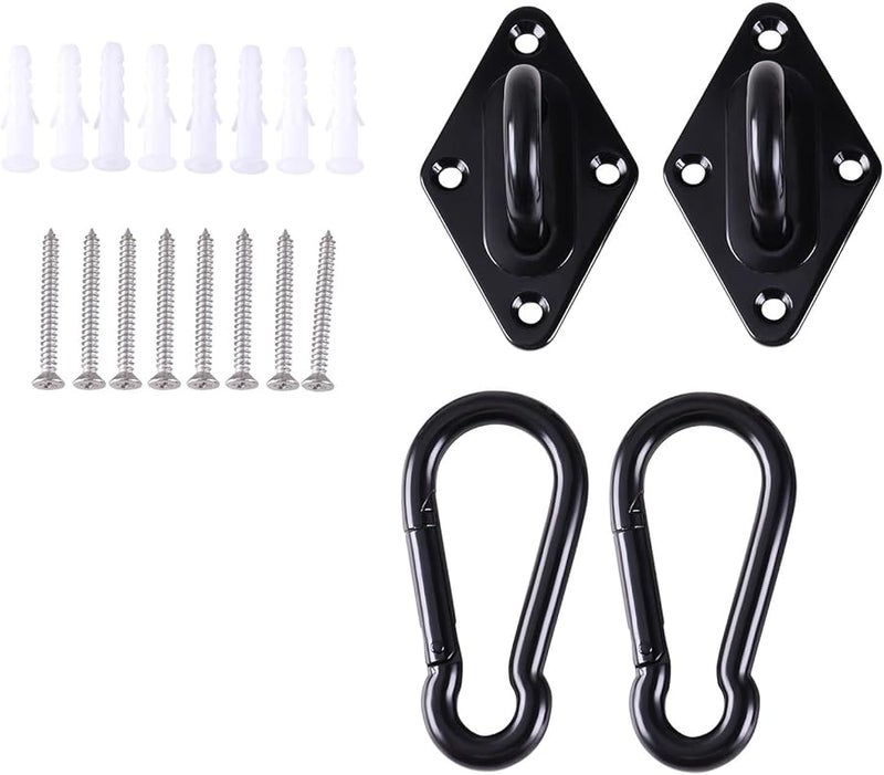 M10 هوك حائط وسقف من الفولاذ المقاوم للصدأ 2 قطعة مع مسامير لتعليق النباتات والمطبخ - Image 1