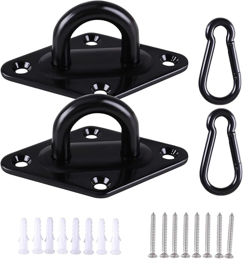 M10 هوك حائط وسقف من الفولاذ المقاوم للصدأ 2 قطعة مع مسامير لتعليق النباتات والمطبخ - Image 3