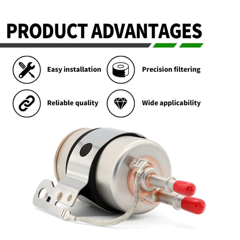 Yunnergo 19239926 Fuel Filter Regulator & Fittings 58 PSI Kit Replacement for LS Swap Compatible with C5 10299146 GF822 - Image 4