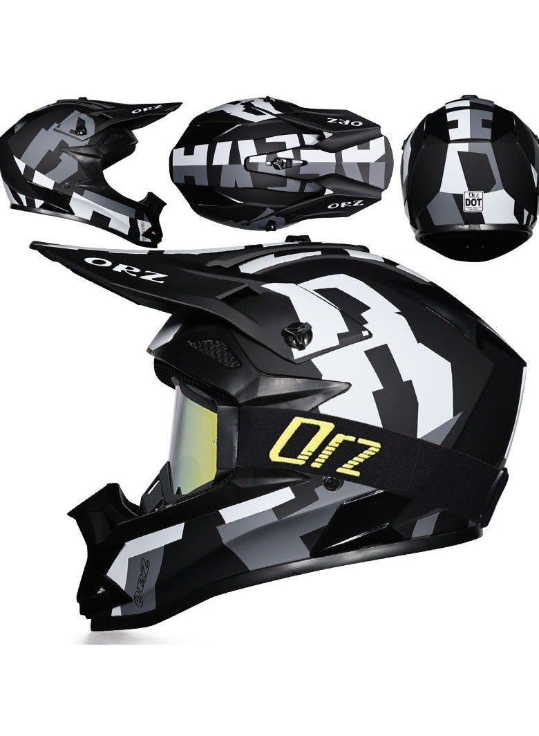 ORZ New Off-road Motorcycle Racing Helmet - Image 1