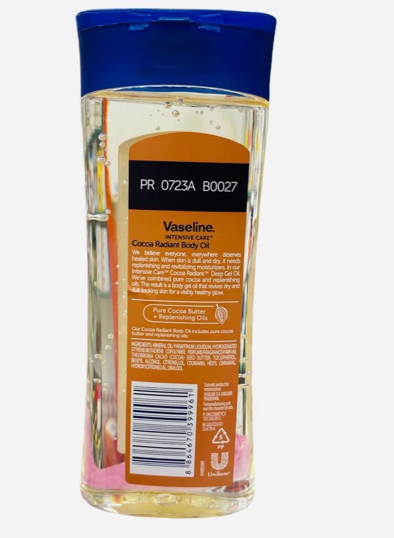 Vaseline Intensive Care Cocoa Radiant Body Oil White 400ml - Image 2
