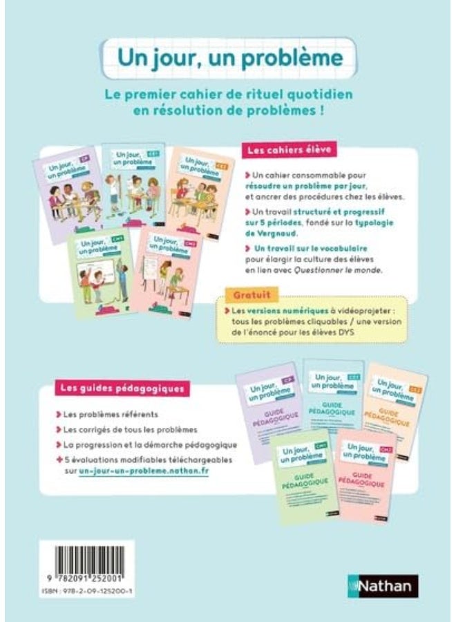 NATHAN Un jour, un problème CE1 - Cahier de l'élève - Image 2