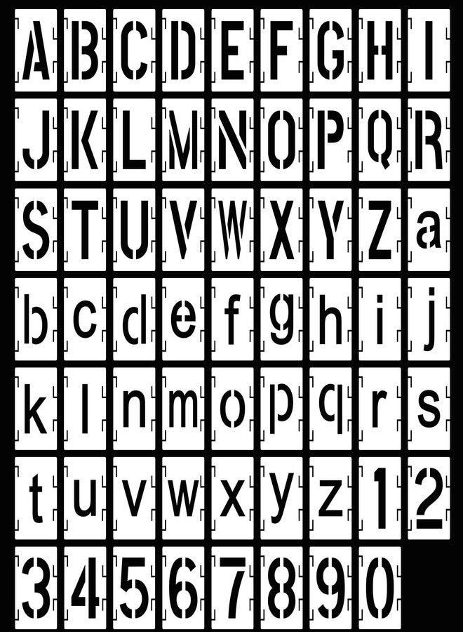 Augshy Patriotic Stencils, 56 Pack 4th of July Stencil Stencils for Painting American Flag Stencil for Scrapbooking Drawing Wall Floor Decor DIY Rock Painting Art Projects (3 Inch) - Image 1