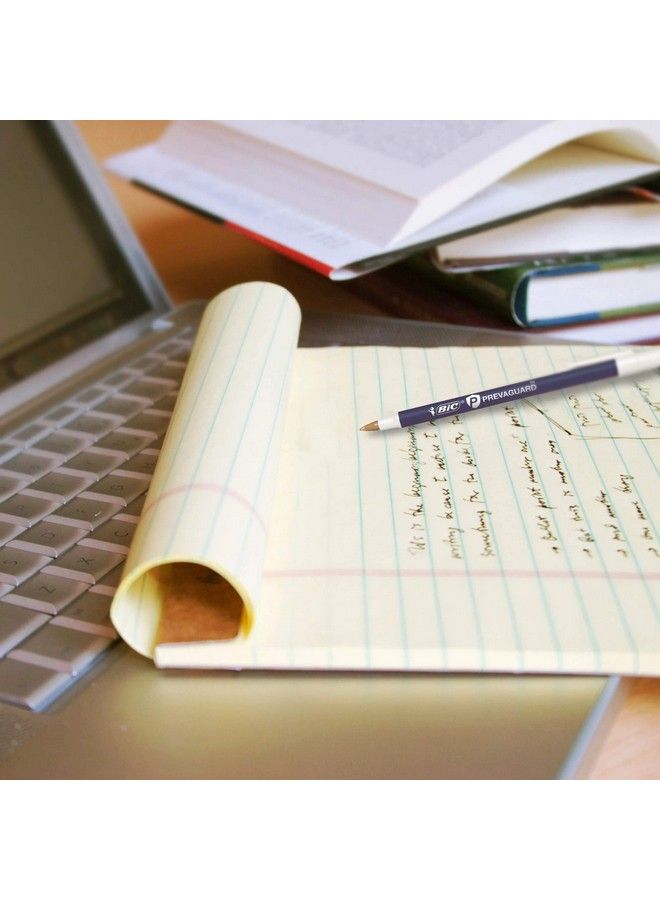 Bic قلم حبر جاف دائري من بريفاغارد مع حماية مدمجة لتقليل نمو البكتيريا نقطة متوسطة (1.0 مم) أزرق 12 قطعة - Image 5