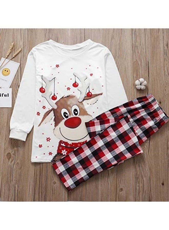 CCOVERY Family Matching Pyjamas Sets Cute Deer Adult Kid Babys Nightwear Family Matching Outfits Xmas Sleepwear - Image 2
