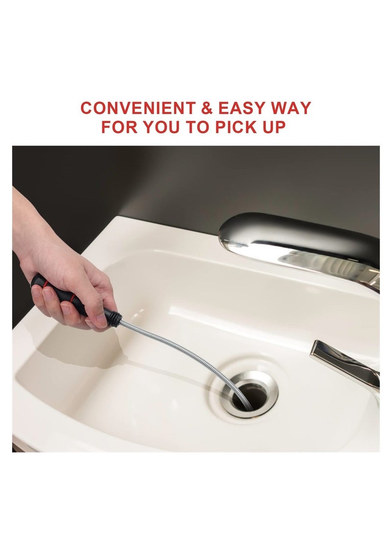 2 Pack Bendable and Flexible Magnet Tool 24 Inch Versatile Magnet Sweeper for Difficult-to-Reach Home Sink Drains Car Keys Bolts - Image 4