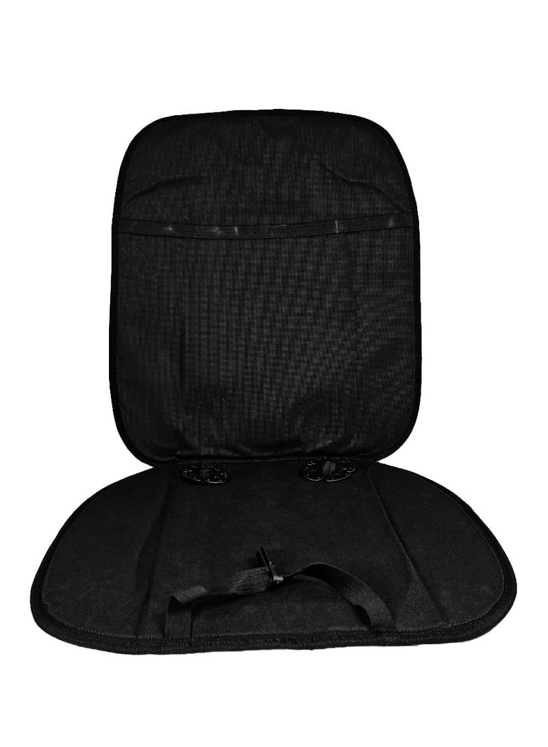 3 اكس ار وسادة مقعد السيارة 3XR - دعم مريح، حشوة مريحة، تخفيف الألم، نسيج قابل للتنفس، ملاءمة عالمية، تصميم غير قابل للانزلاق، متينة وخفيفة الوزن (4905) - Image 2