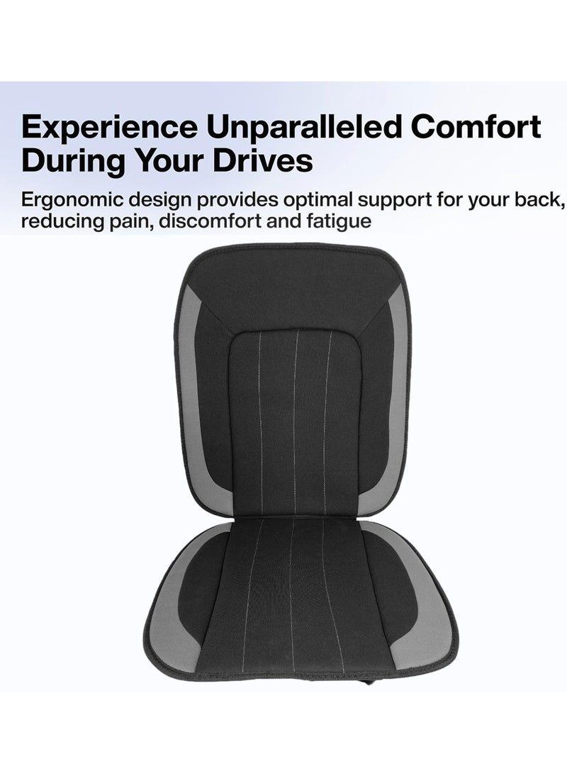 3 اكس ار وسادة مقعد السيارة 3XR - دعم مريح، حشوة مريحة، تخفيف الألم، نسيج قابل للتنفس، ملاءمة عالمية، تصميم غير قابل للانزلاق، متينة وخفيفة الوزن (4905) - Image 4
