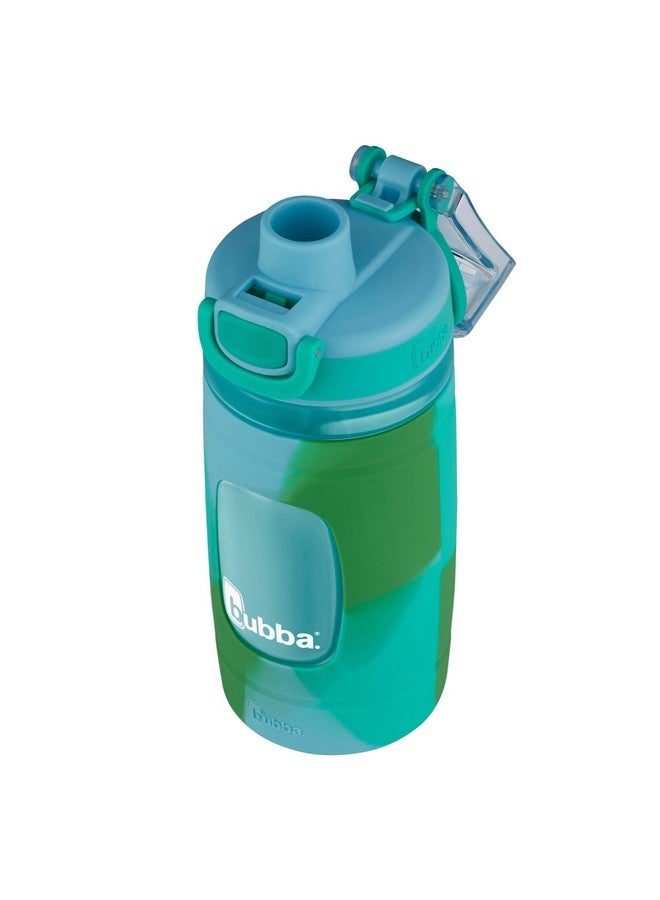 Bubba Flo Kids Water Bottle With Leakproof Lid 16Oz Dishwasher Safe Water Bottle For Kids Impact And Stainresistant Kiwi Color Wash - Image 4