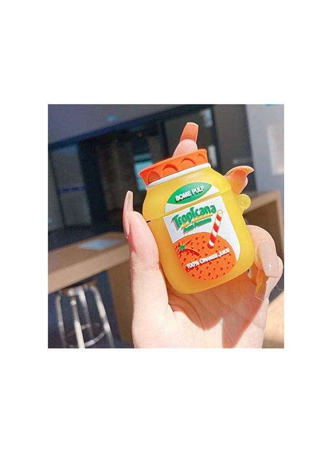 general (2 Pack) Cute Airpods 1/2 Case Silicone Case with Keychain, Cartoon Skin Design Headphone Charging Case Protective Case Accessory Kit Compatible with Airpods 1 and 2 - Image 5