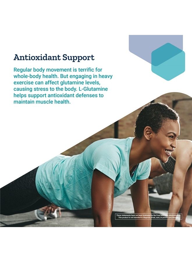 Life Extension مسحوق L-جلوتامين يدعم صحة العضلات والمزاج والأمعاء والمناعة، مكمل حمض أميني – خالي من الغلوتين، نباتي، غير معدل وراثيًا – الوزن الصافي 100 جرام (0.22 رطل أو 3.53 أونصة) - Image 5