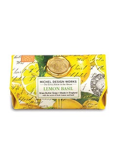 Michel Design Works Michel Design Works Large Bath Soap Bar, Lemon Basil 