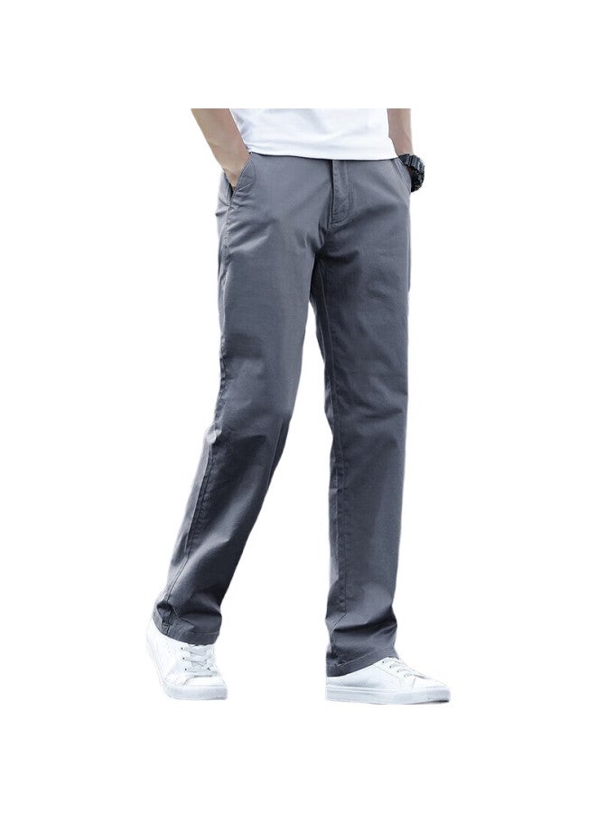 PLAYBOY Casual Pants For Men, Spring And Summer Trousers, Loose Straight-Leg Men'S Pants, Business Korean-Style Trendy Menswear - Image 2