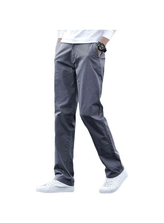 PLAYBOY Casual Pants For Men, Spring And Summer Trousers, Loose Straight-Leg Men'S Pants, Business Korean-Style Trendy Menswear - Image 3