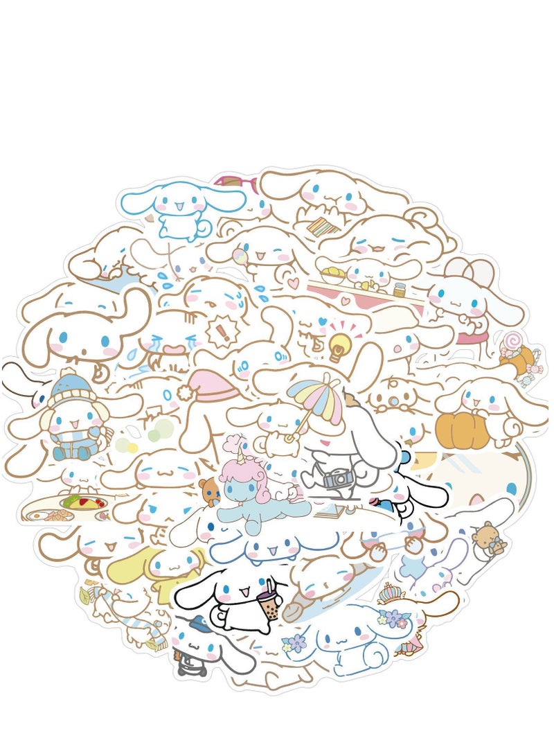 Y&D 100 قطعة ملصقات لطيفة للأطفال ملصقات فينيل لزجاجات الماء ملصقات كرتونية للمراهقين ملصقات أنمي للبالغين حزمة ملصقات كواي - Image 1