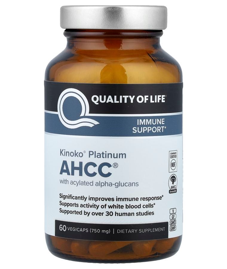 Quality of Life Kinoko® Platinum AHCC® 60 Vegicaps