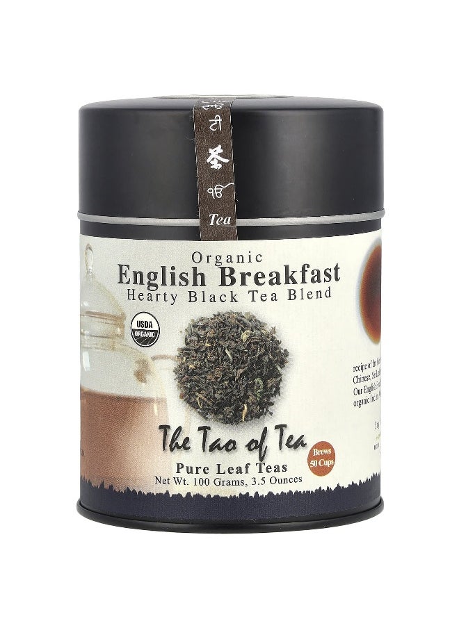 The Tao of Tea The Tao of Tea, Organic Hearty Black Tea Blend, English Breakfast, 3.5 oz (100 g)  - Image 1