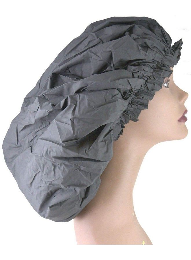 Donna Collection Donna Premium Collection Super Jumbo Shower Cap Black 22164 - Image 3