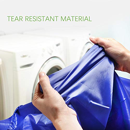 OTraki 2 Pack Laundry Bags 24x32 Inch Heavy Duty Laundry Basket Liners Medium Drawstring Wash bag Dirty Clothes Machine Washable Laundry Storage Bags for College Home Dorm, Blue - Image 5