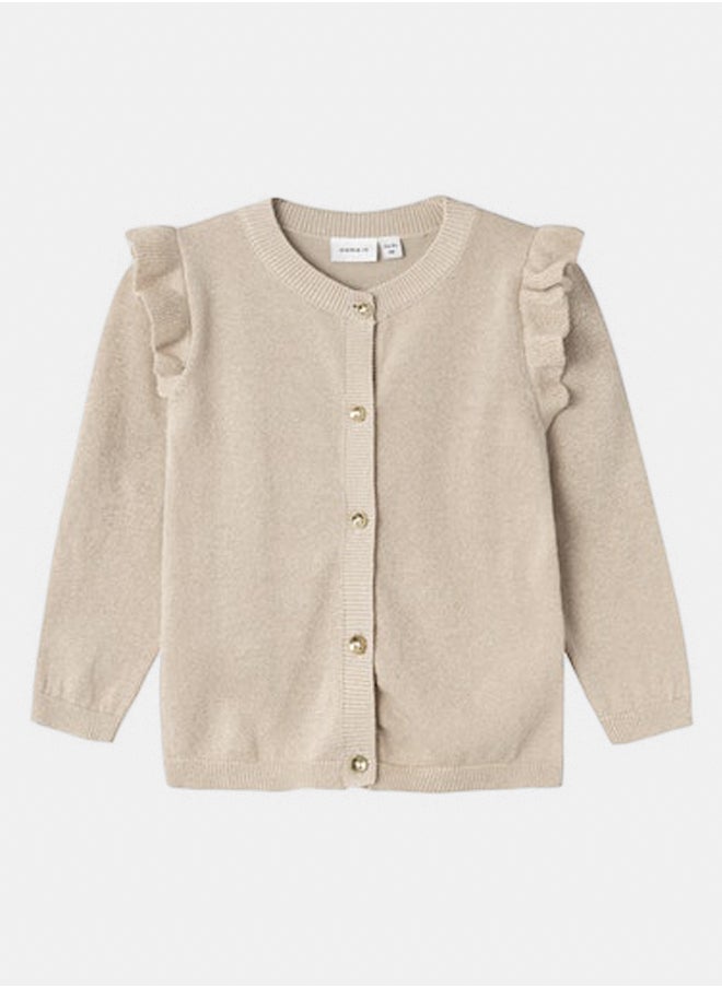 NAME IT name it Girls Abinne Longsleeve Knit Cardigan  - Image 1