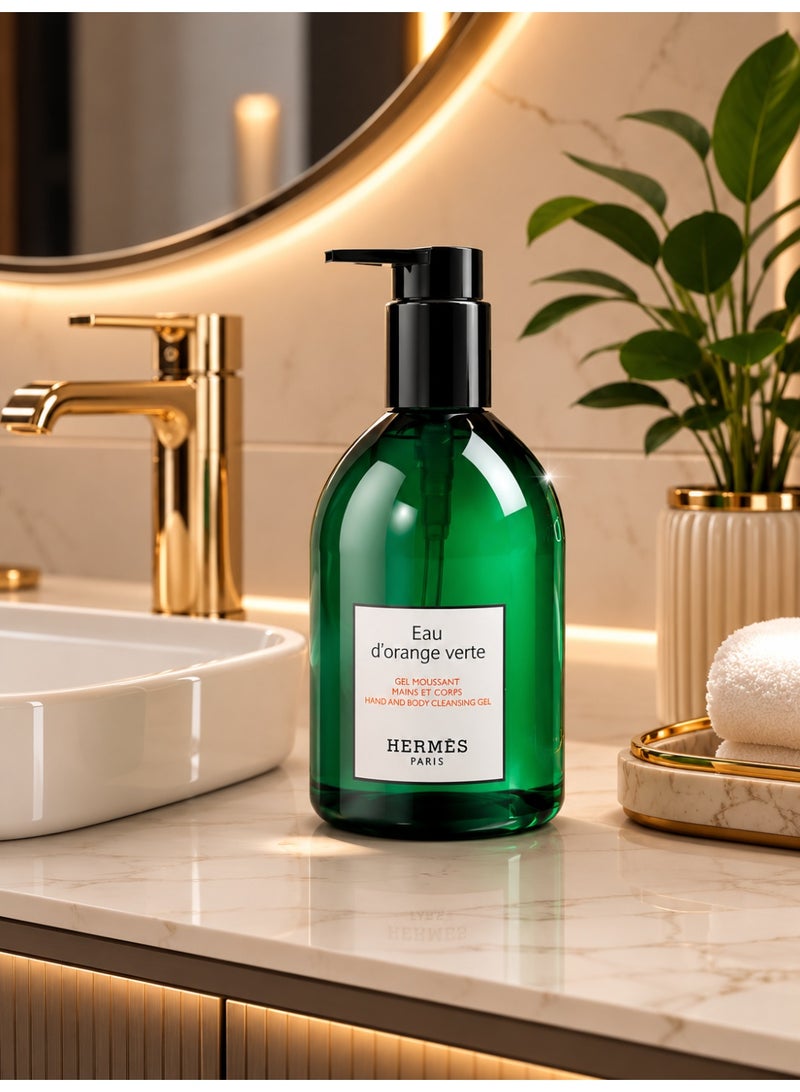 Hermes gift set consisting of (Eau de Orange Vert shower and body gel + Terre d'Hermès 2ml perfume sample) 2ml - Image 4