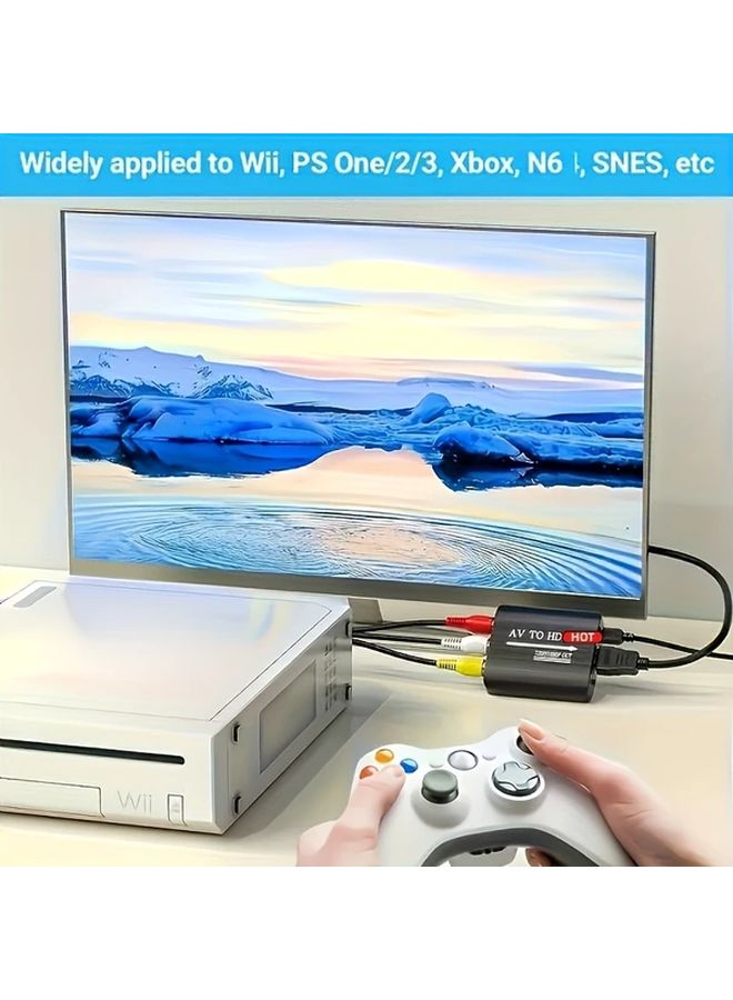 RCA To HD AV Converter USB Powered Video Signal Upgrade Device Model TO HD - Image 5