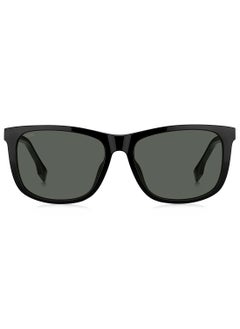 HUGO BOSS نظارة شمسية بعدسات مستقطبة مستطيلة للرجال - Boss 1617/F/S أسود ملليمتر - مقاس العدسة: 59 ملم  - Image 3