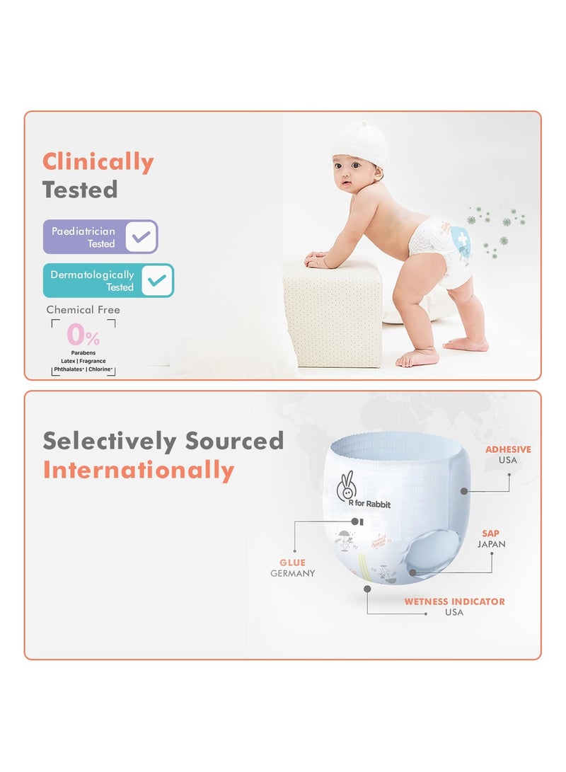 R for Rabbit XL Size Premium Feather Diaper for Baby 12 to 17 kg 70 Pack Offer - Image 2