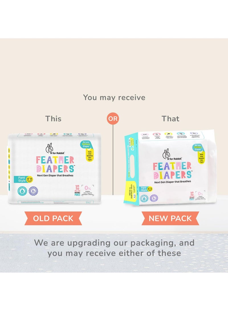 R for Rabbit XL Size Premium Feather Diaper for Baby 12 to 17 kg 70 Pack Offer - Image 4