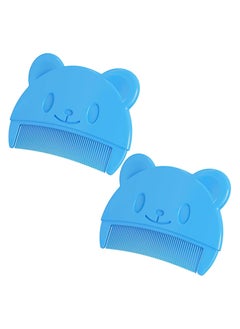 joybuy 3 Pcs Baby Comb Baby Cradle Cap Comb Baby Hair Brush Toddler Comb Toddler Hair Brush Newborn Baby Bath Essentials (Blue)  - Image 1