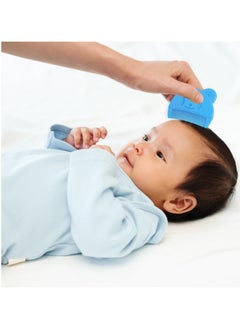 joybuy 3 Pcs Baby Comb Baby Cradle Cap Comb Baby Hair Brush Toddler Comb Toddler Hair Brush Newborn Baby Bath Essentials (Blue)  - Image 4